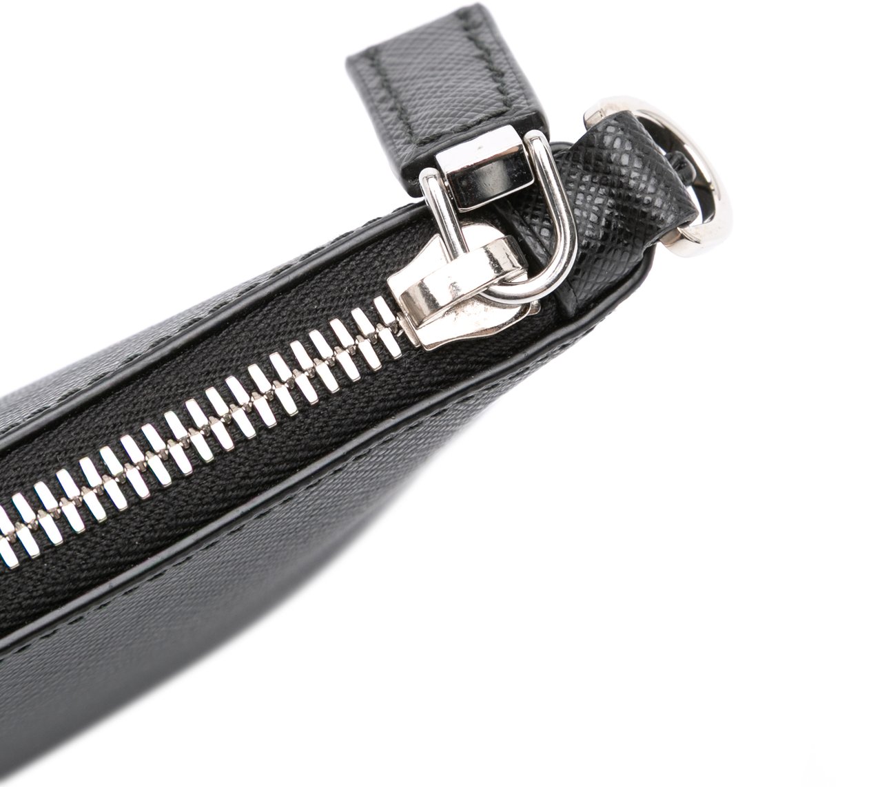 Prada Saffiano Clutch Zwart