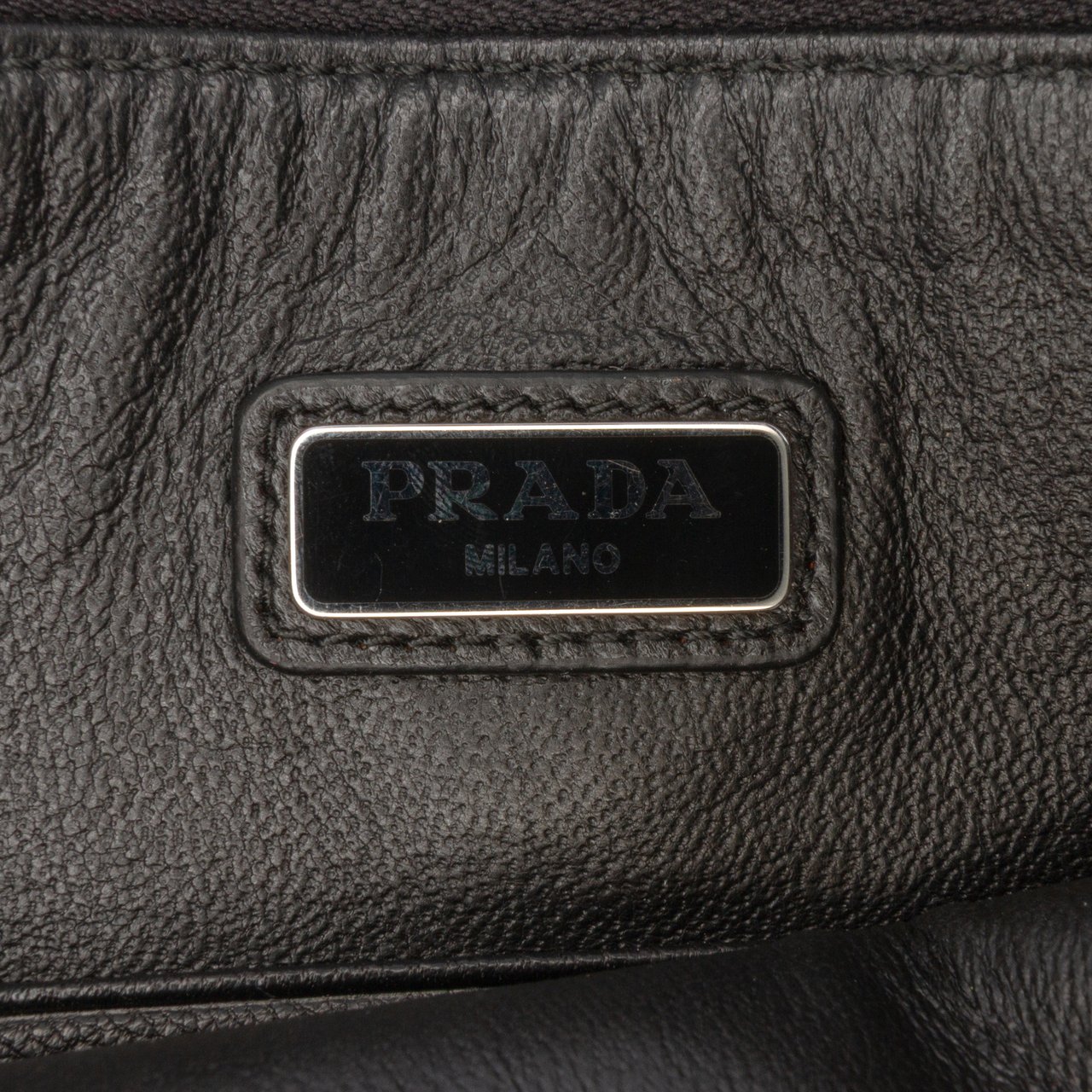 Prada Saffiano Clutch Zwart