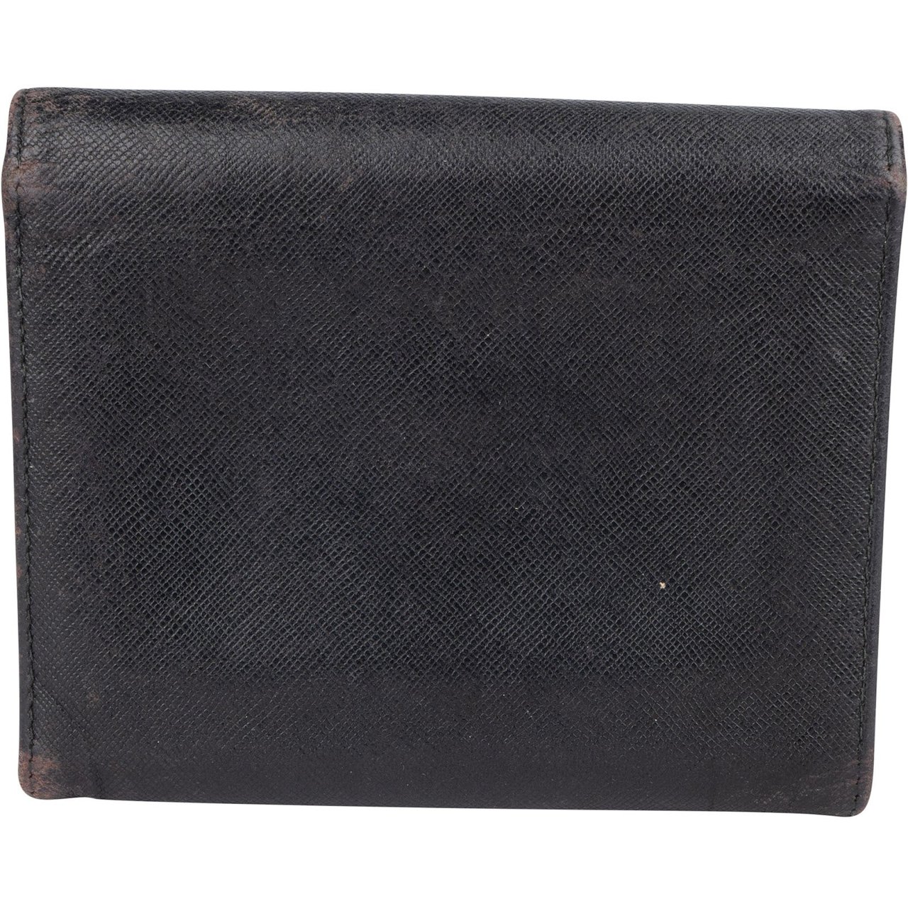 Prada Prada Black Saffiano Leather Wallet Zwart