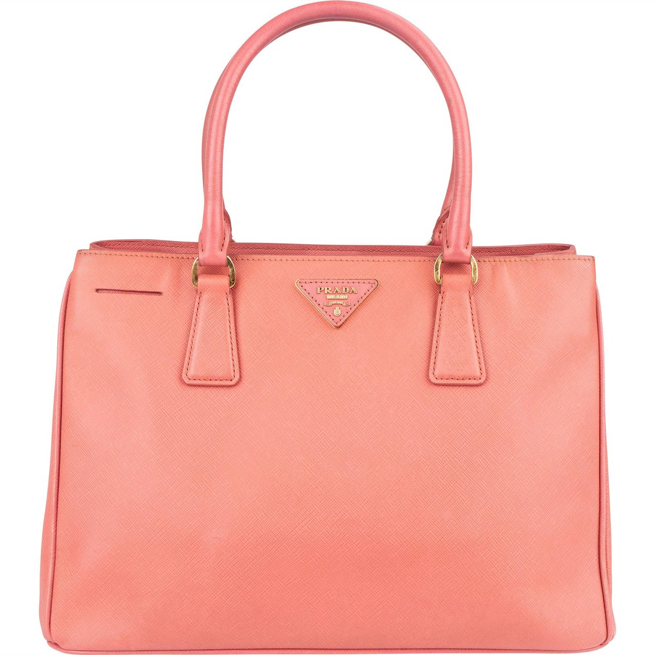 Prada Saffiano Leather Galleria Handbag Roze