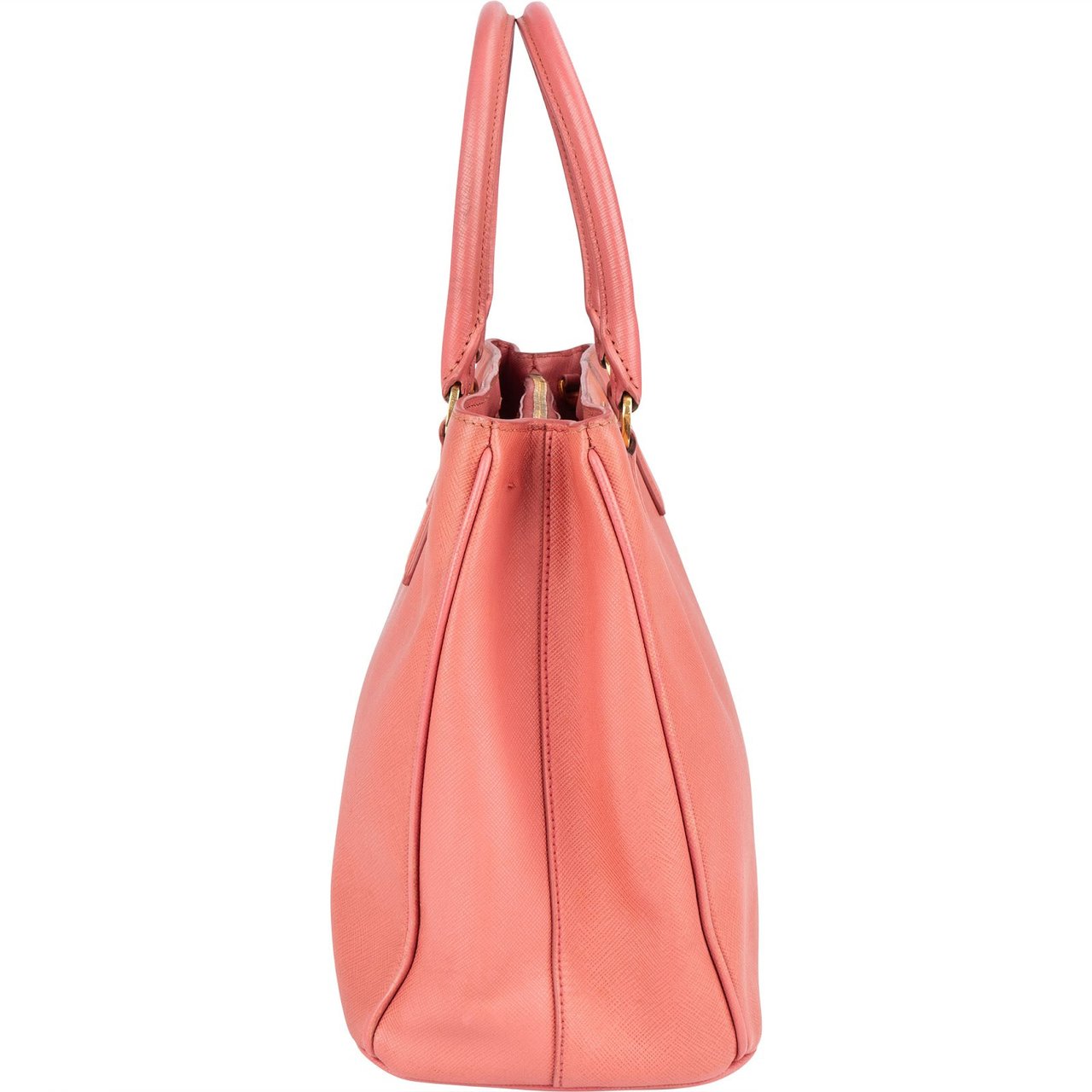 Prada Saffiano Leather Galleria Handbag Roze