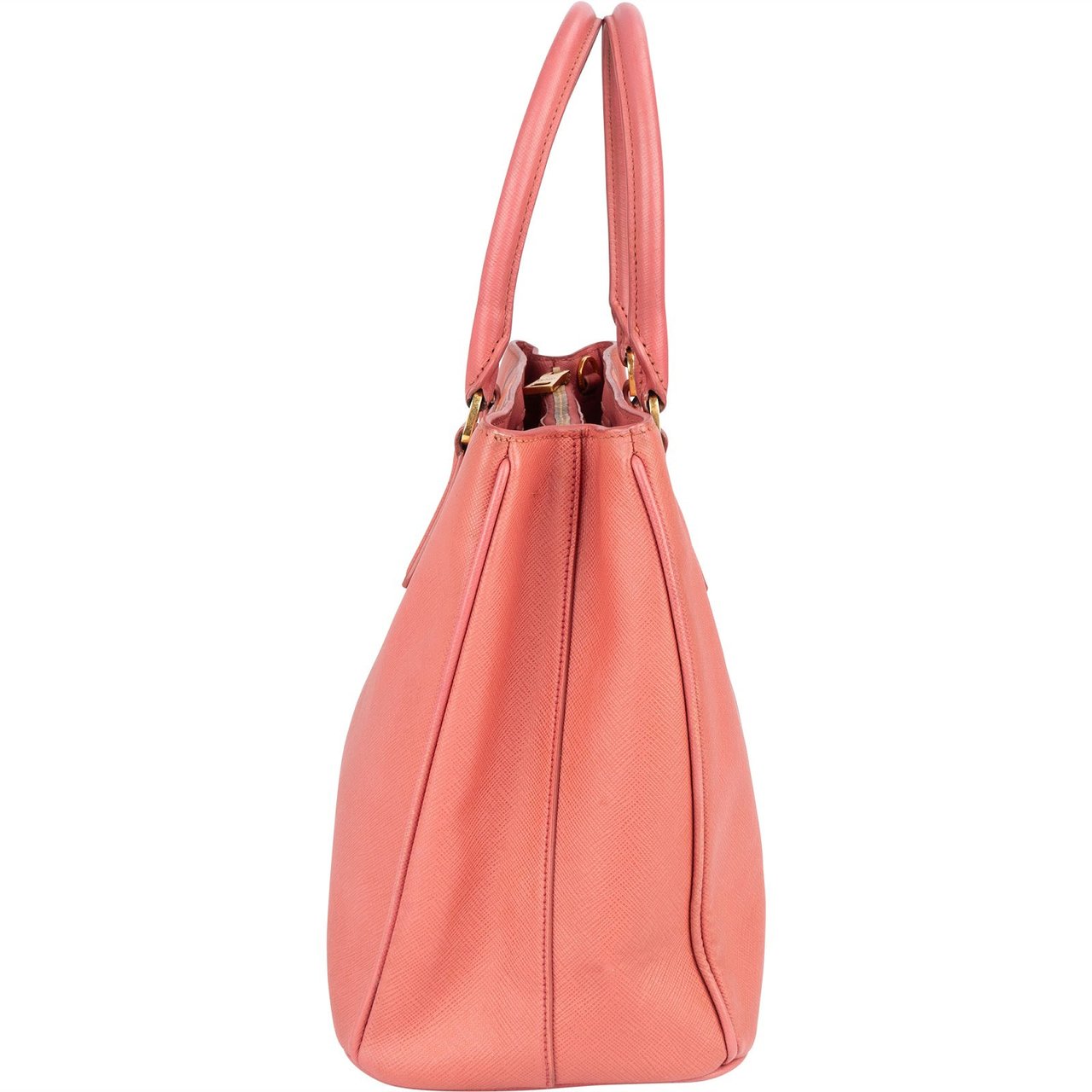 Prada Saffiano Leather Galleria Handbag Roze