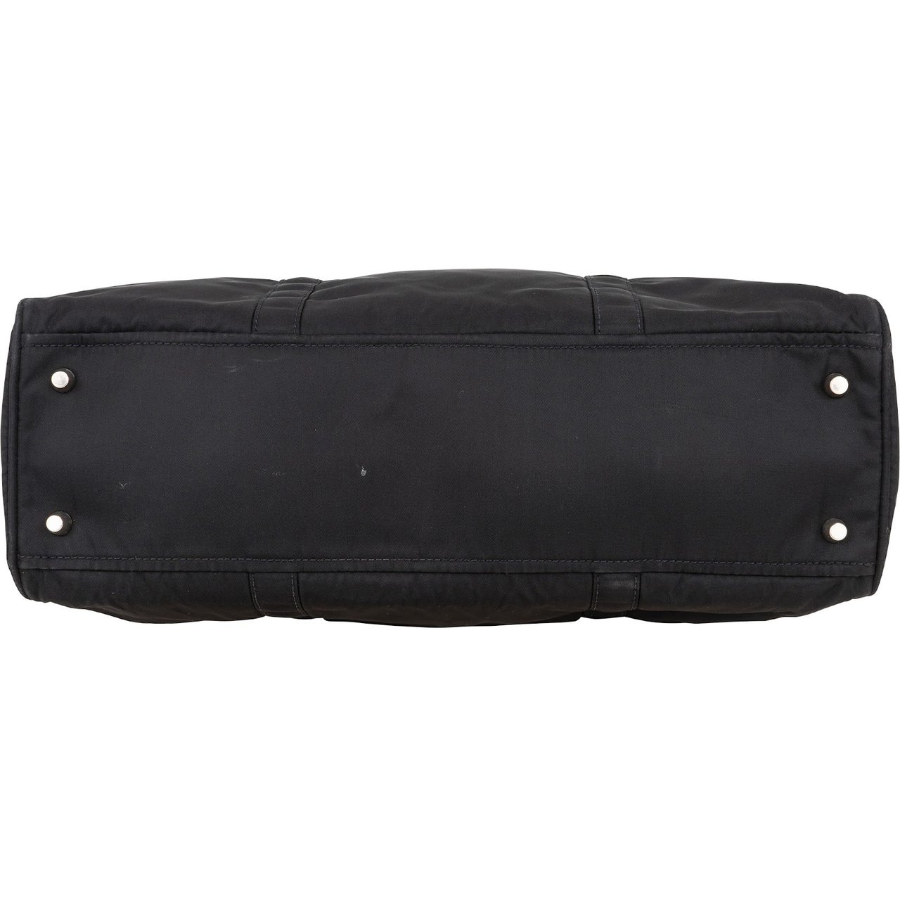 Prada Prada Nylon Triangle Tote Handbag Zwart