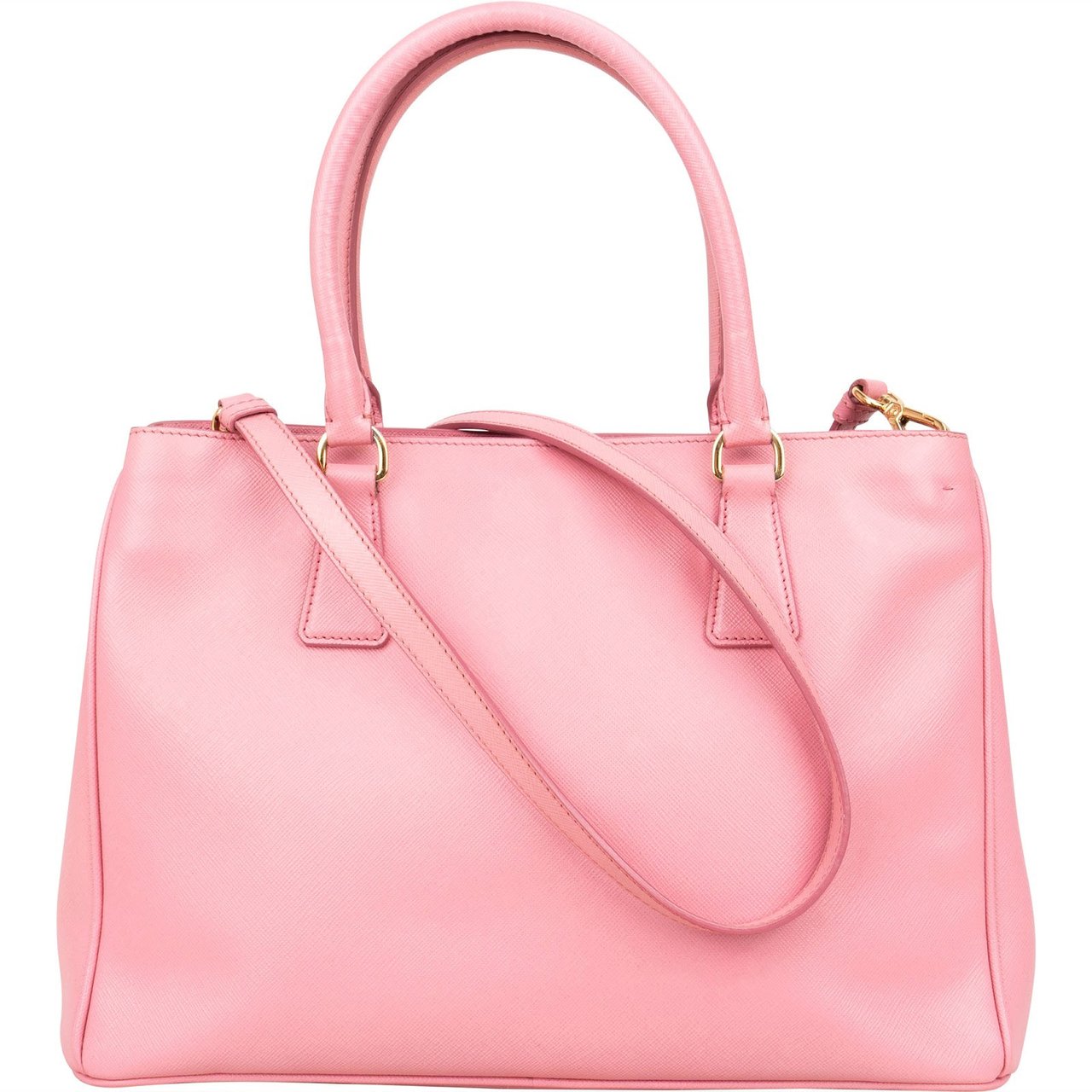 Prada Saffiano Leather Galleria Handbag Roze
