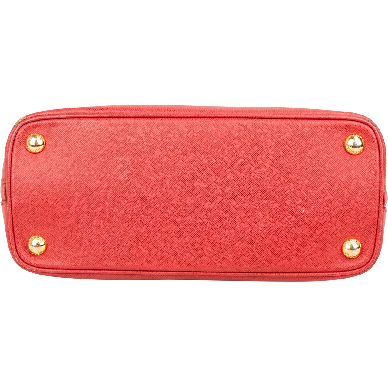 Prada Prada Red Saffiano Leather Promenade Handbag Rood