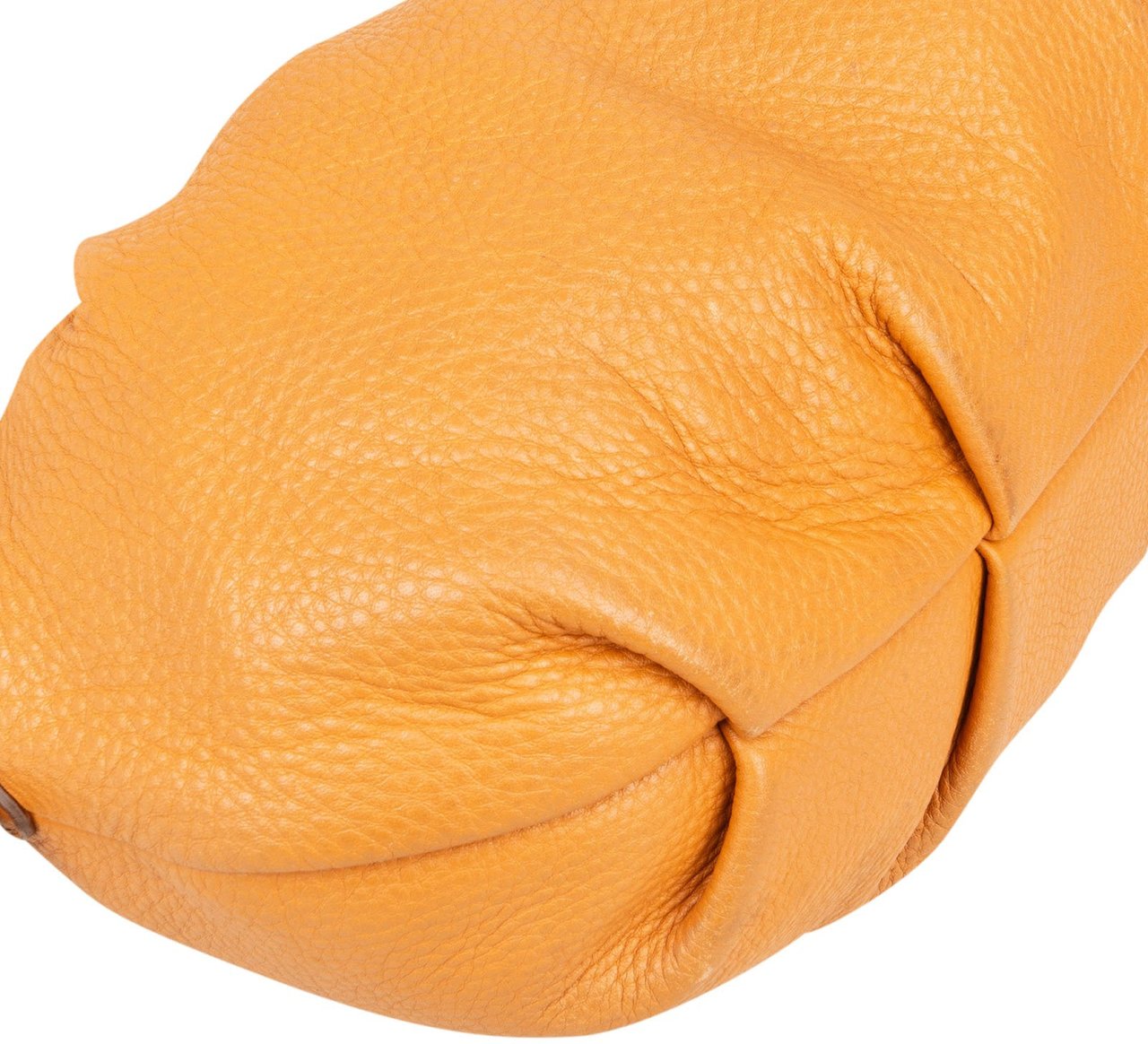 Prada Prada Leather Vitello Hobo Shoulder Bag Bruin