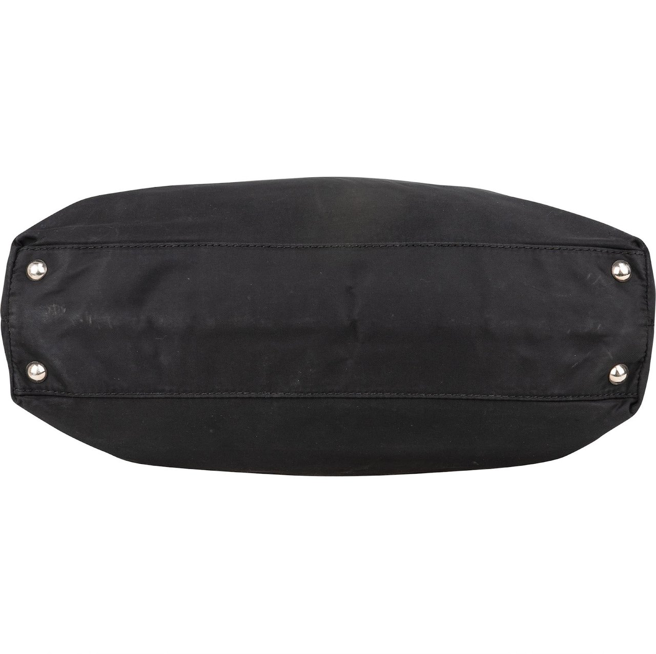 Prada Nylon Triangle Tote Shoulder Bag Zwart