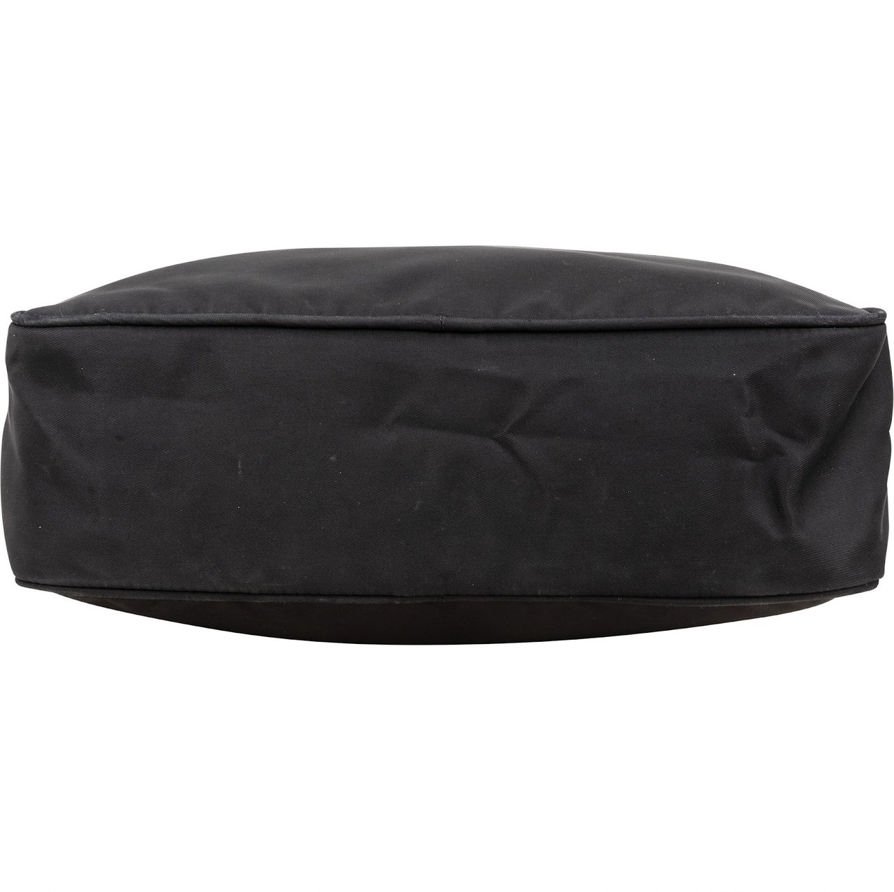 Prada Prada Nylon Triangle Messenger Crossbody Bag Zwart