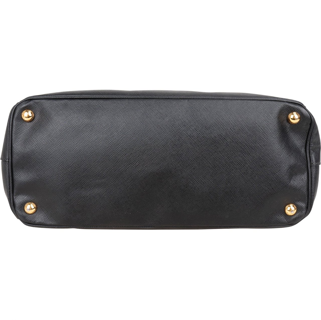 Prada Prada Saffiano Leather Galleria Handbag Zwart