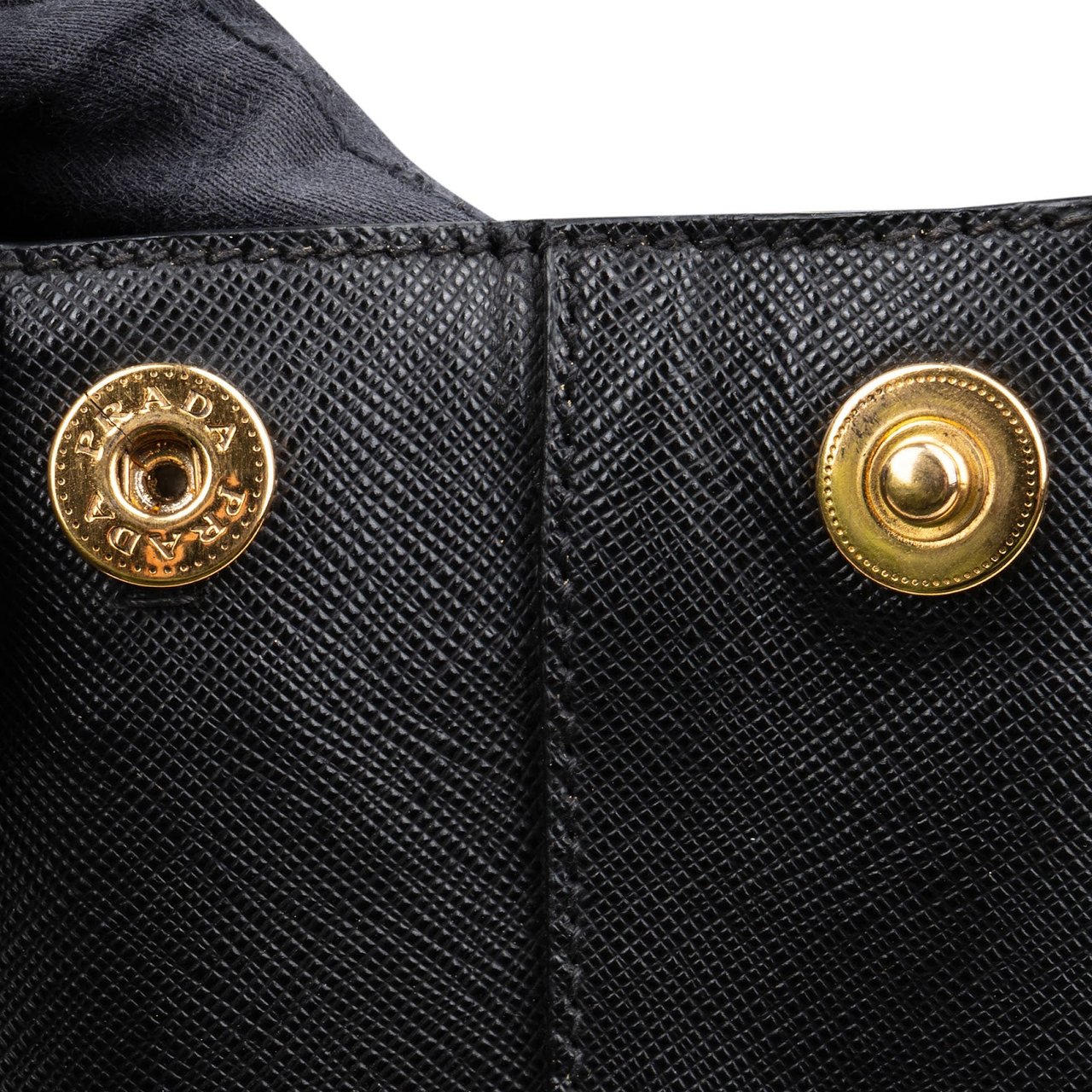 Prada Prada Saffiano Leather Galleria Handbag Zwart