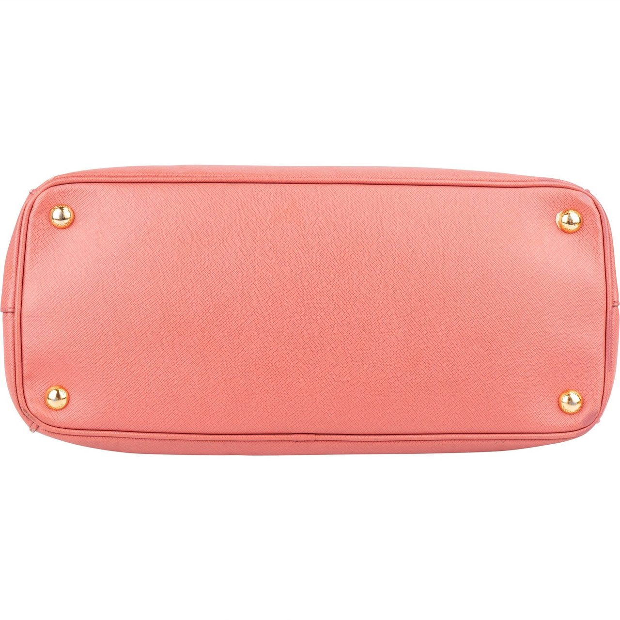 Prada Prada Pink Saffiano Leather Galleria Handbag Rood