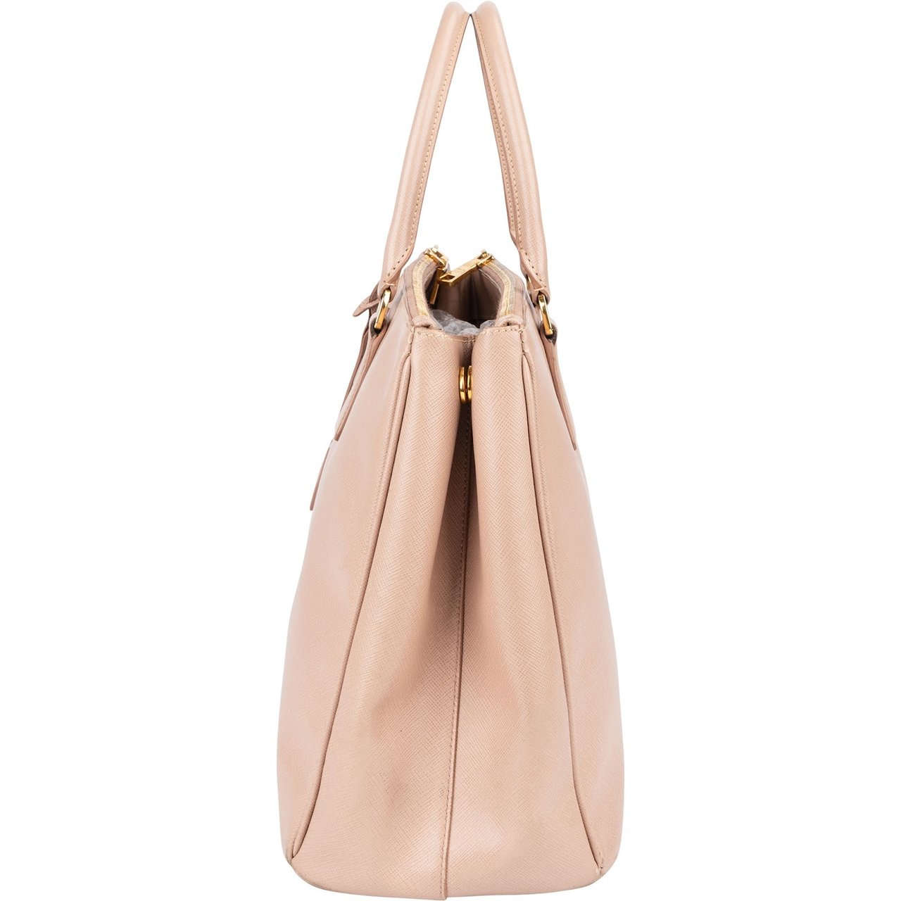 Prada Prada Saffiano Leather Galleria Tote Handbag Rood