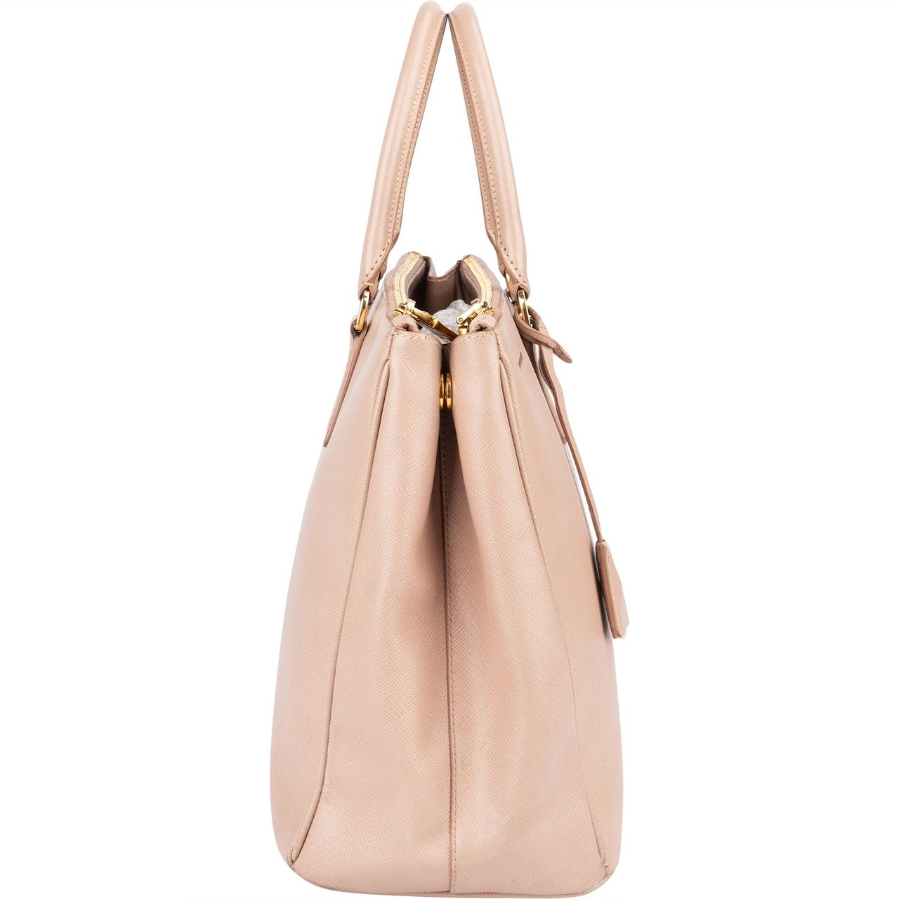 Prada Prada Saffiano Leather Galleria Tote Handbag Rood