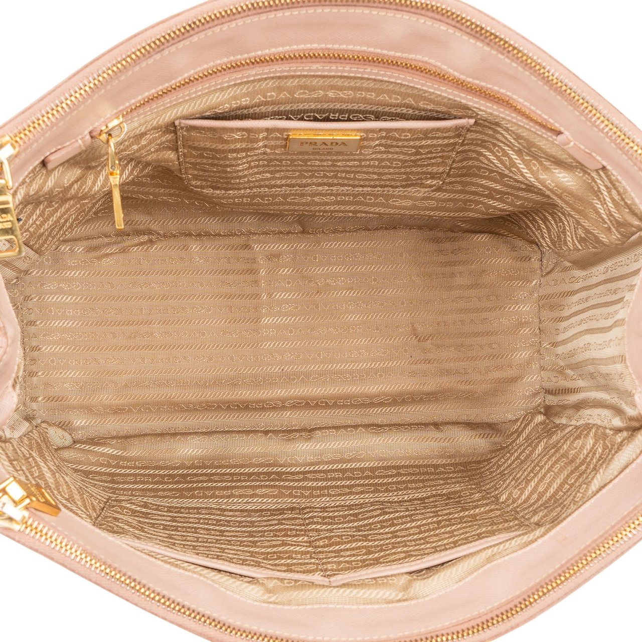 Prada Prada Saffiano Leather Galleria Tote Handbag Rood