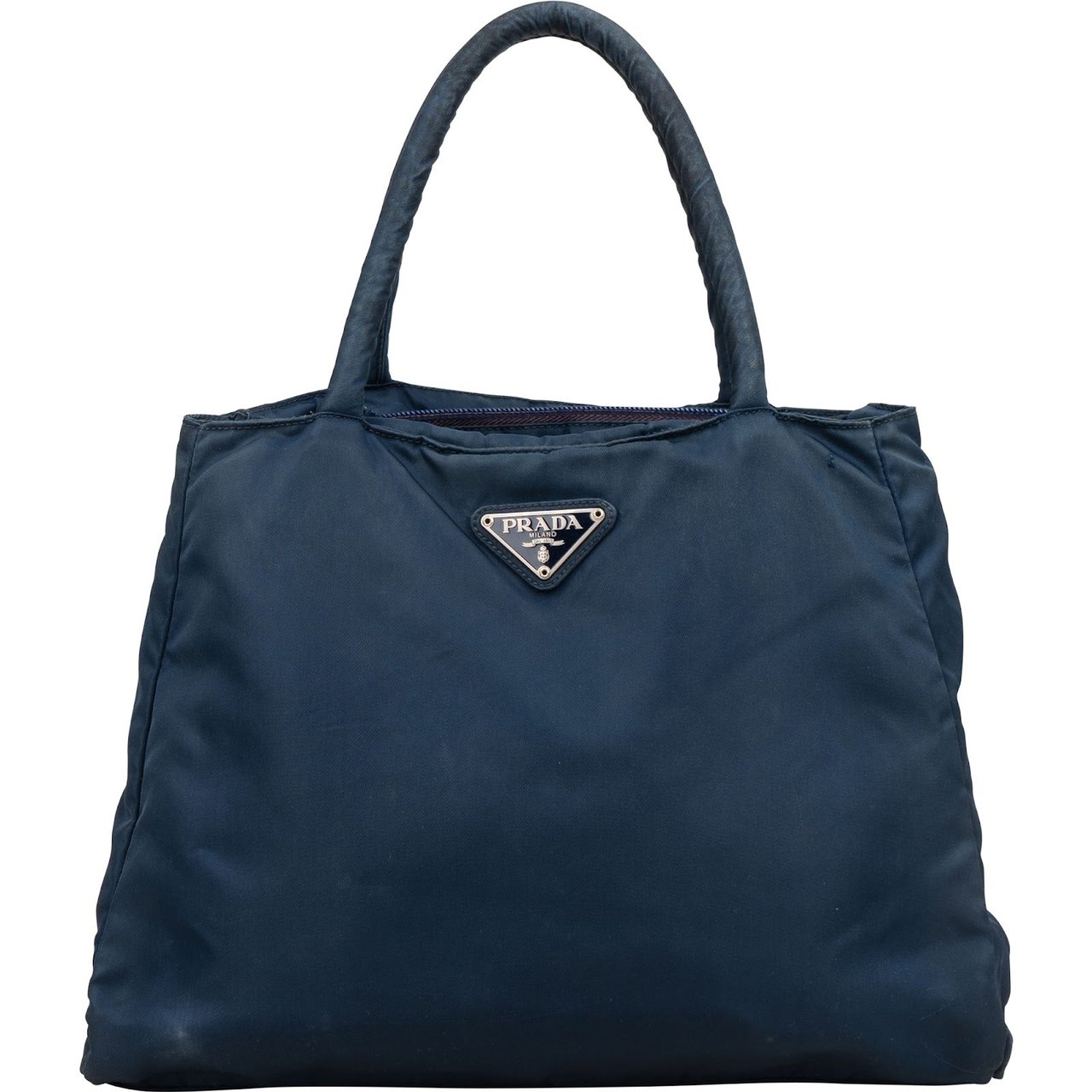 Prada Prada Navy Nylon Tessuto Tote Handbag Navy