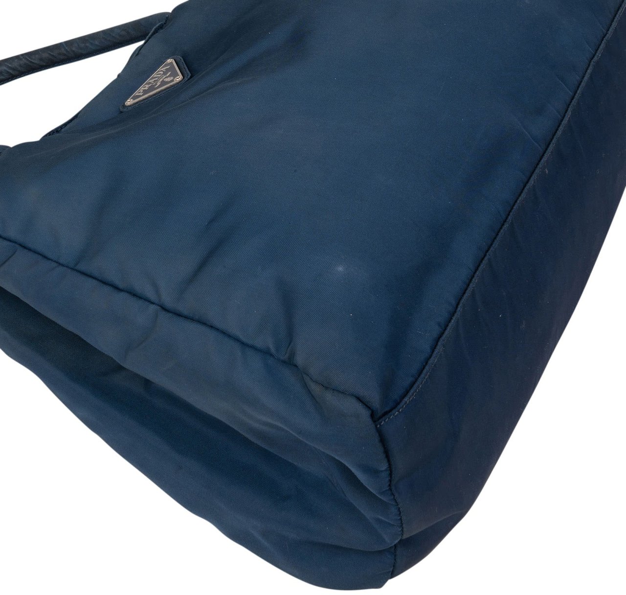 Prada Navy Nylon Tessuto Tote Handbag Navy