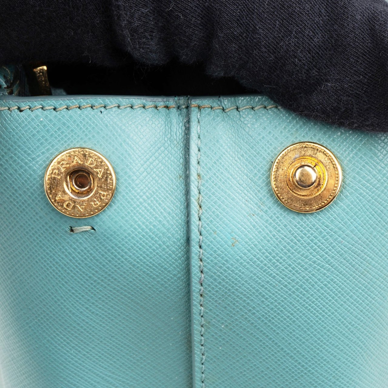 Prada Prada Saffiano Leather Galleria Handbag Blauw