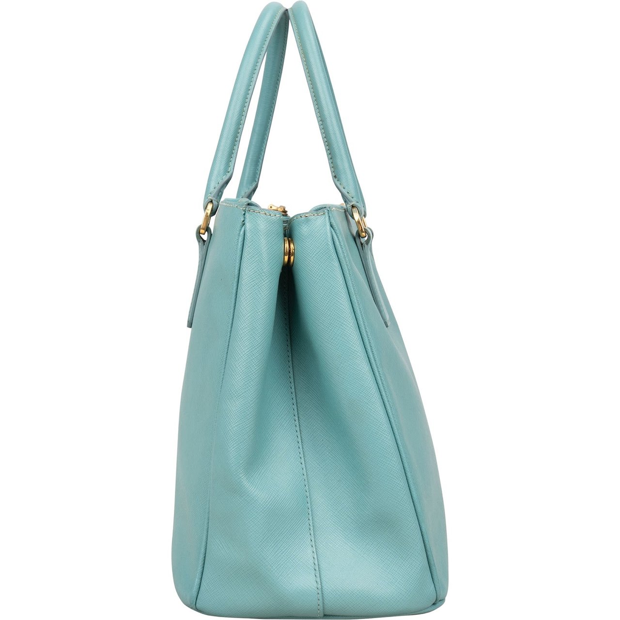 Prada Prada Saffiano Leather Galleria Handbag Blauw