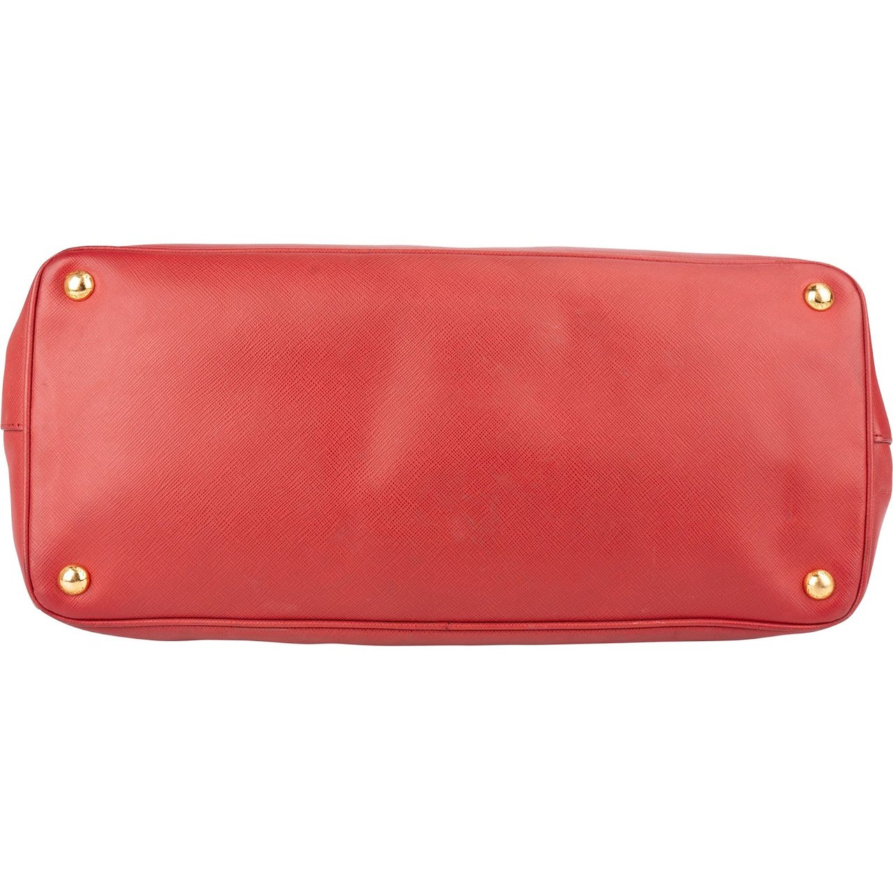 Prada Red Saffiano Leather Galleria Tote Handbag Rood