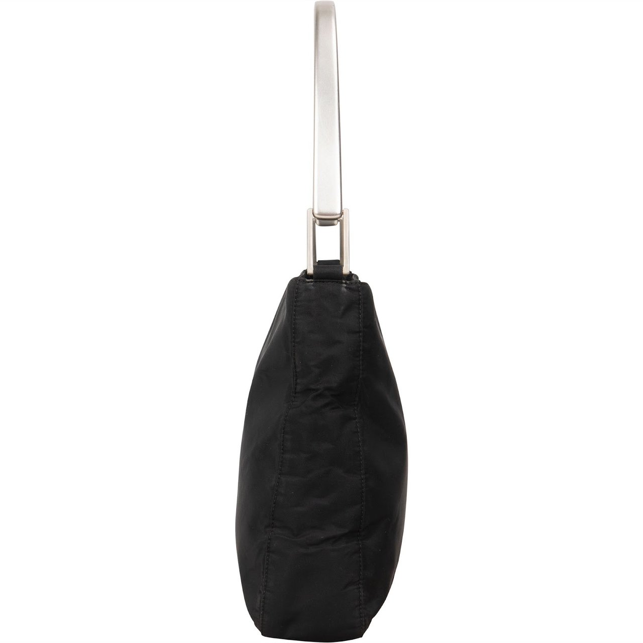 Prada Prada Tessuto Handle Triangle Shoulder Bag Zwart