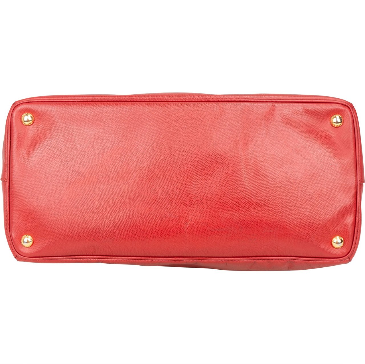 Prada Prada Red Saffiano Leather Galleria Handbag Rood