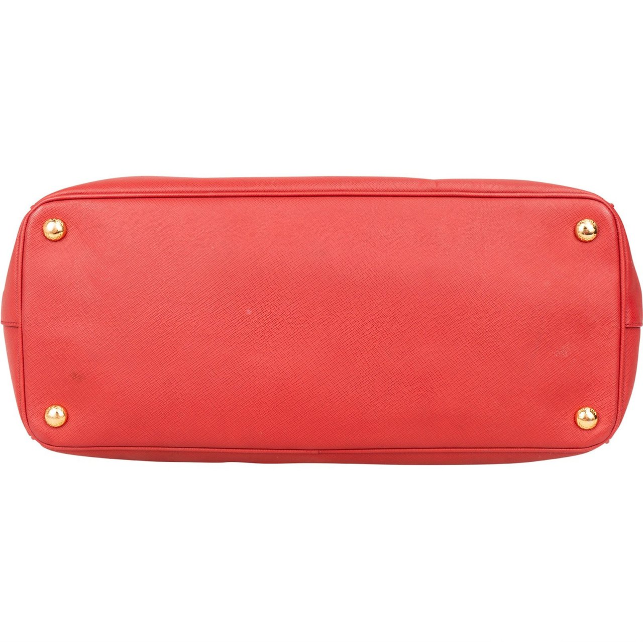 Prada Prada Red Saffiano Leather Galleria Handbag Rood