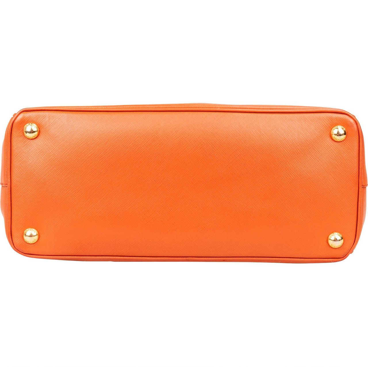 Prada Prada Orange Saffiano Leather Galleria Handbag Oranje
