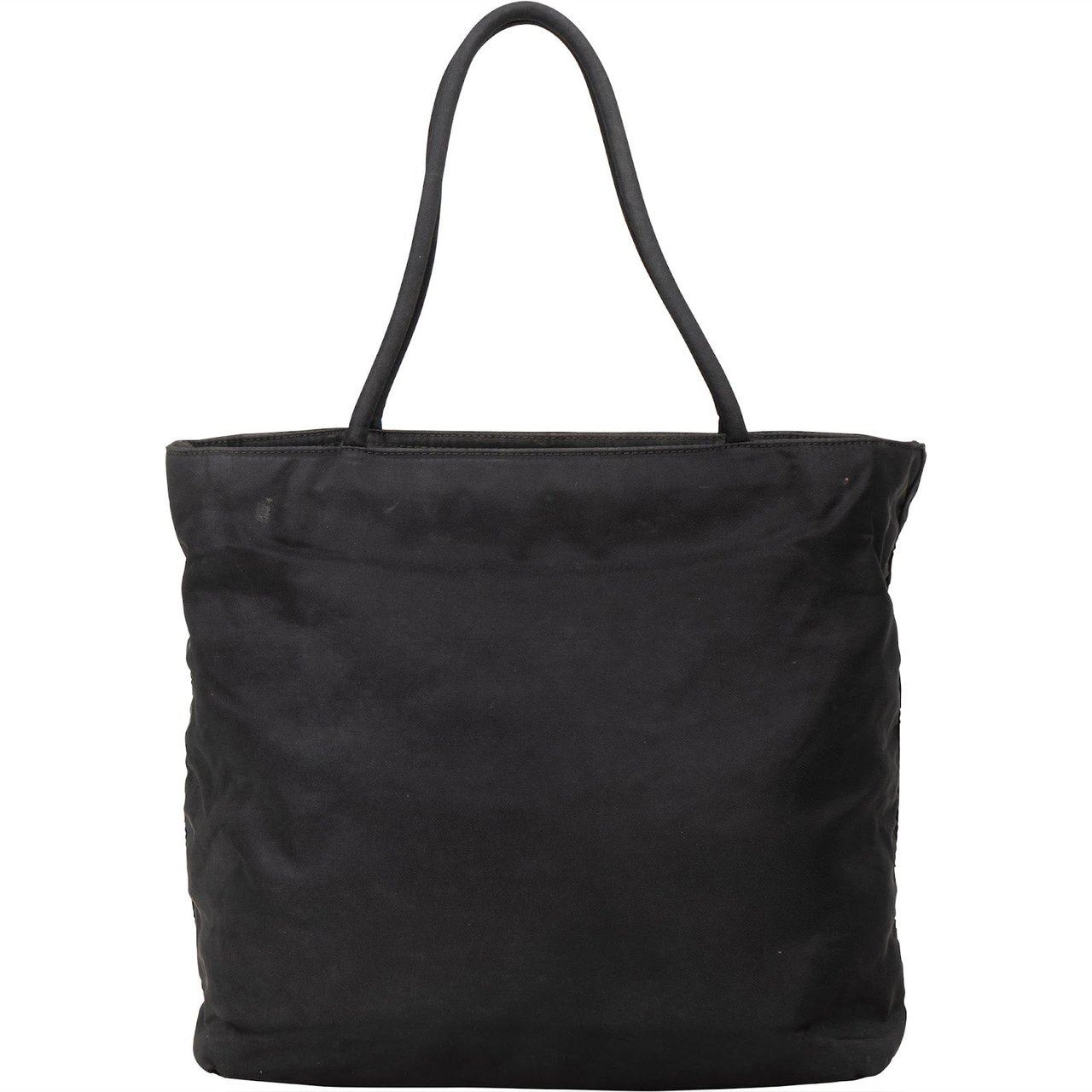 Prada Prada Nylon Triangle Handbag Zwart