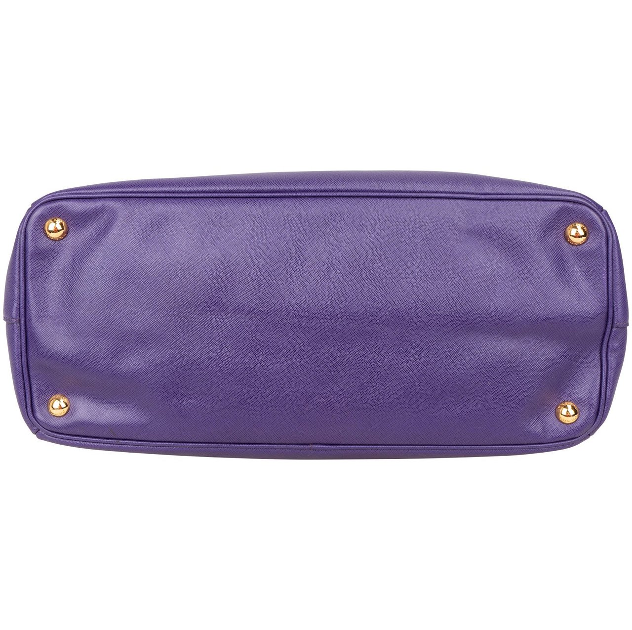 Prada Prada Purple Saffiano Leather Lux Galleria Handbag Paars