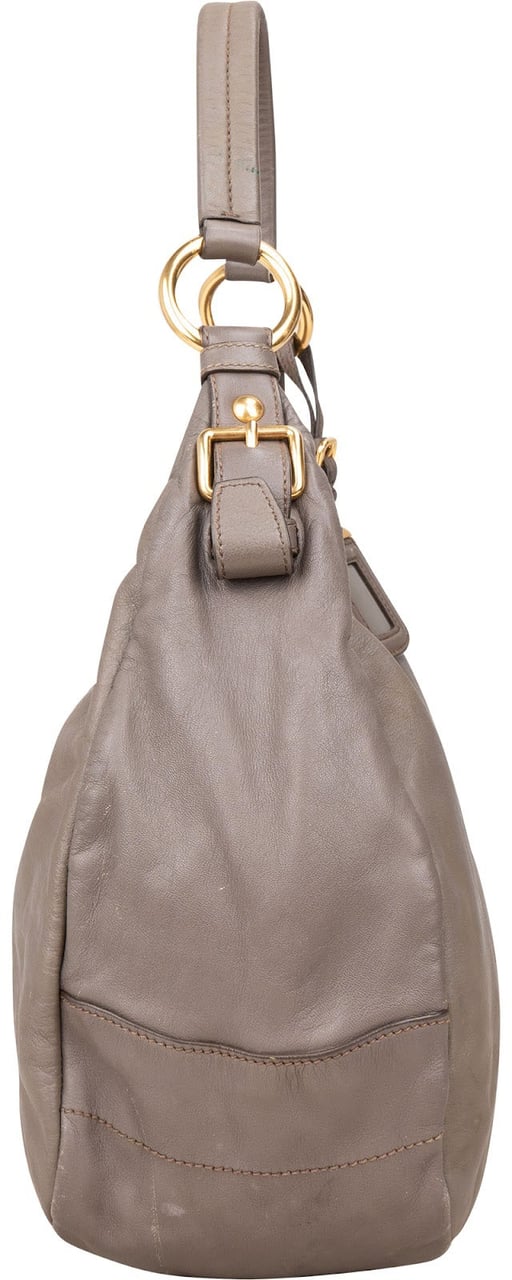 Prada Prada Vitello Daino Hobo Shoulder Bag Divers