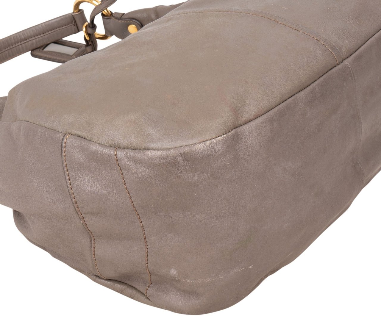 Prada Prada Vitello Daino Hobo Shoulder Bag Divers