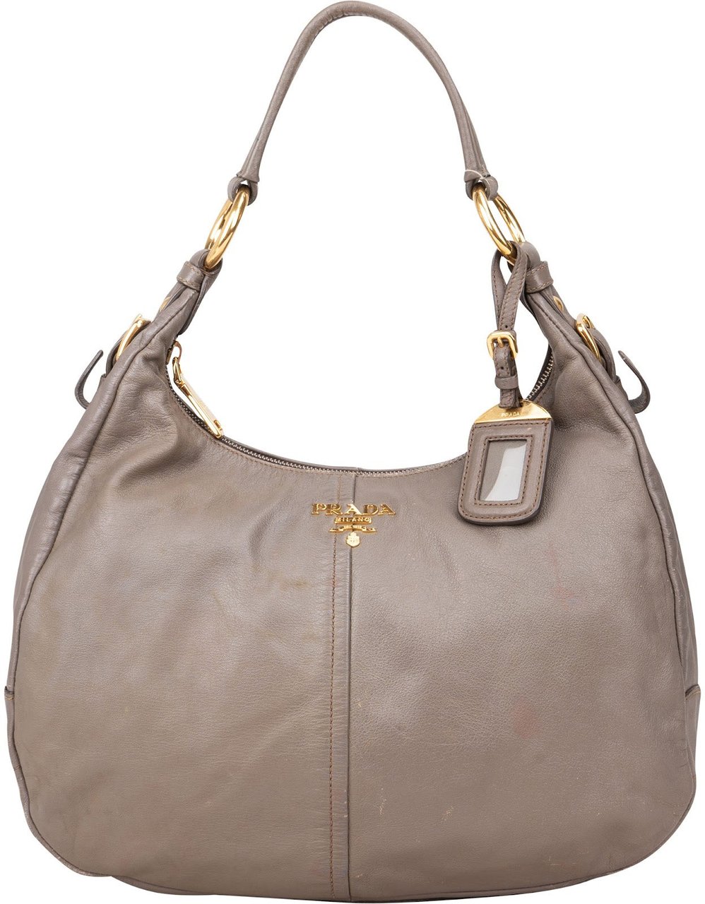 Prada Prada Vitello Daino Hobo Shoulder Bag Divers