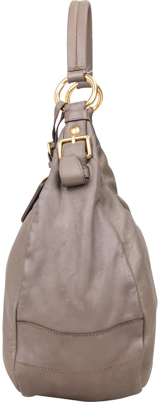 Prada Prada Vitello Daino Hobo Shoulder Bag Divers