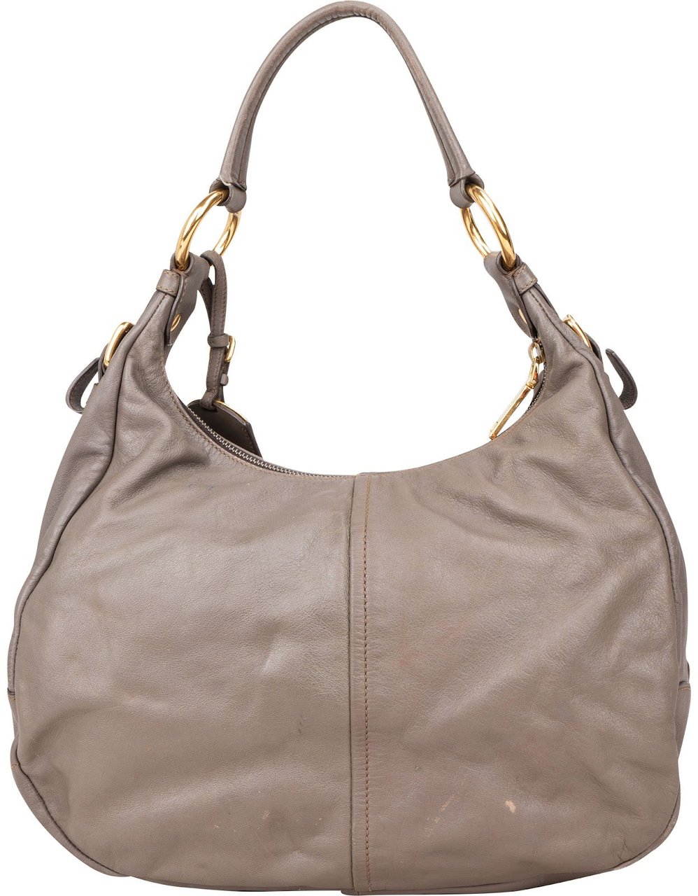 Prada Prada Vitello Daino Hobo Shoulder Bag Divers