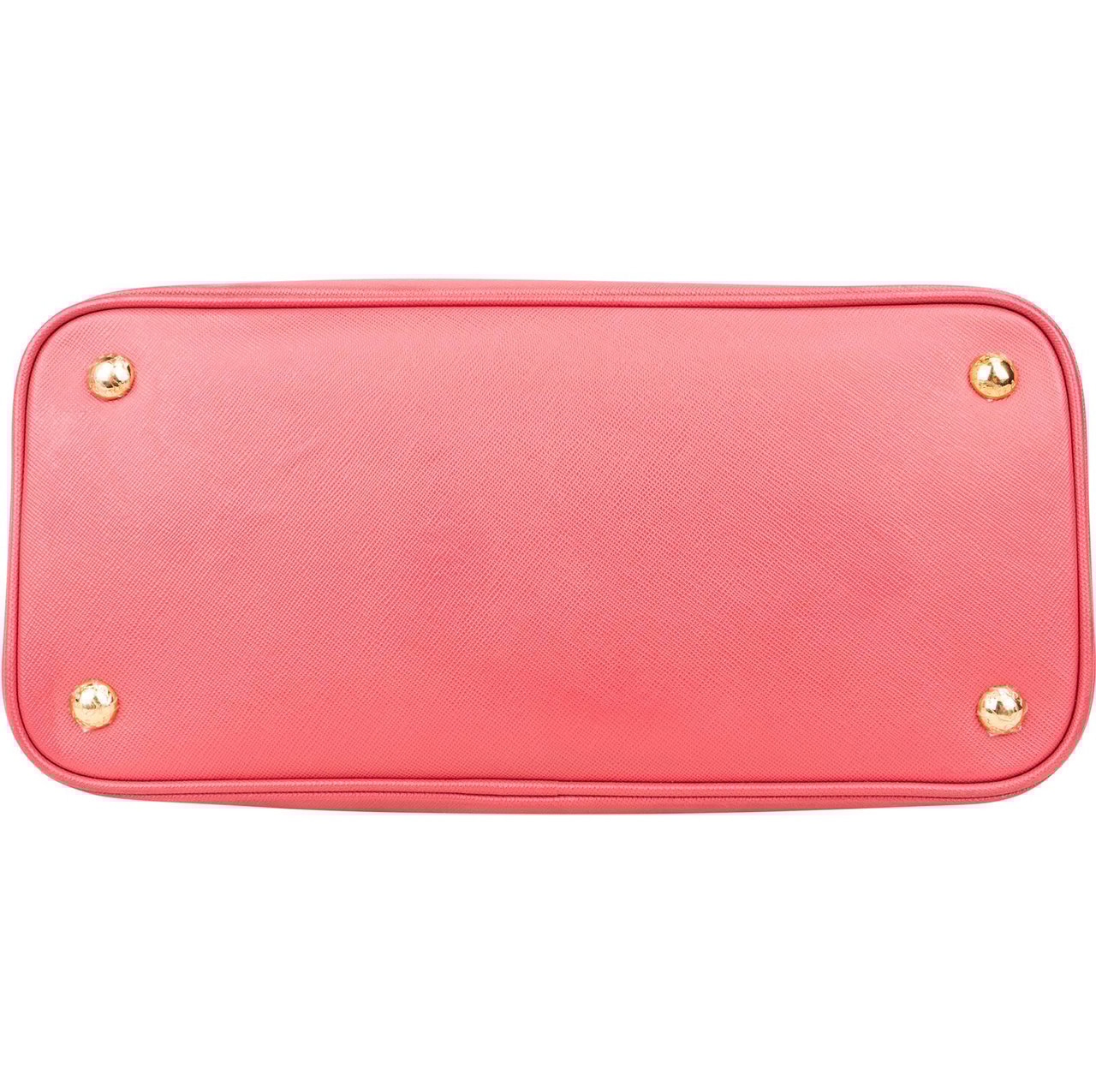 Prada Prada Saffiano Leather Promenade Handbag Rood