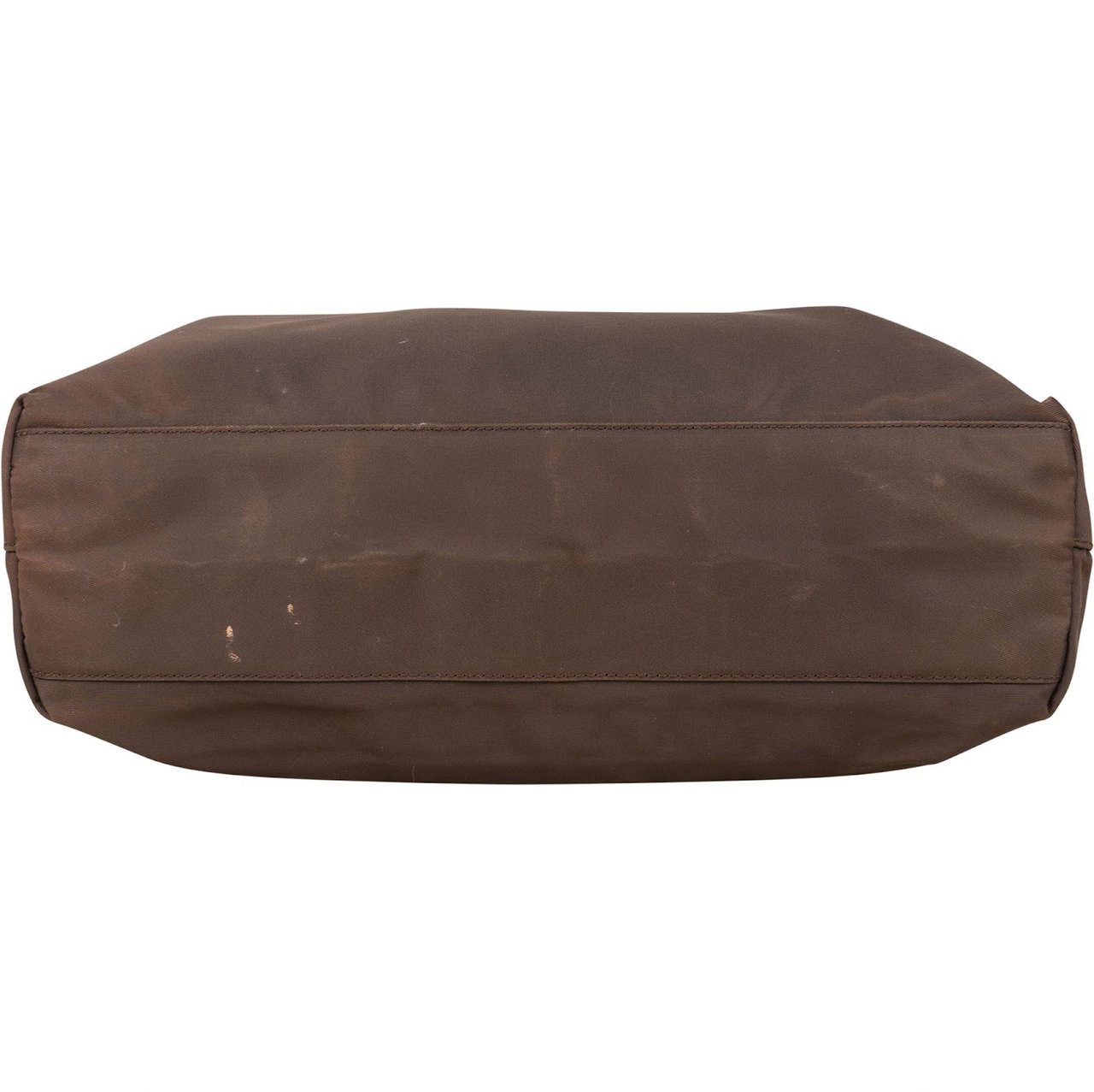 Prada Prada Tessuto Nylon Tote Shoulder Bag Bruin