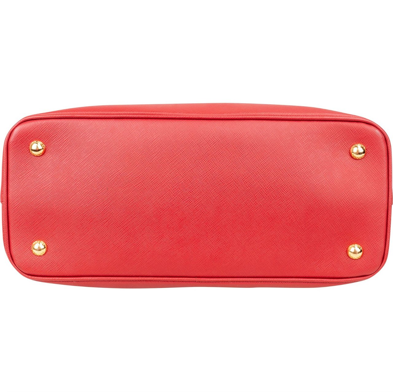 Prada Prada Saffiano Leather Galleria Handbag Rood