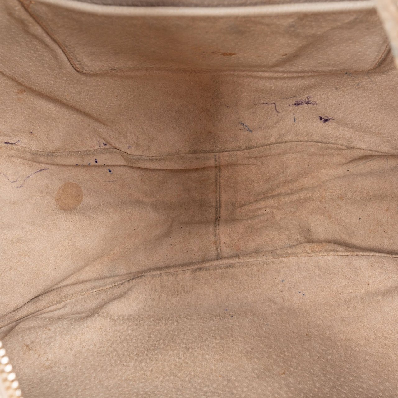 Prada Prada Vitello Daino Leather Hobo Shoulder Bag Beige