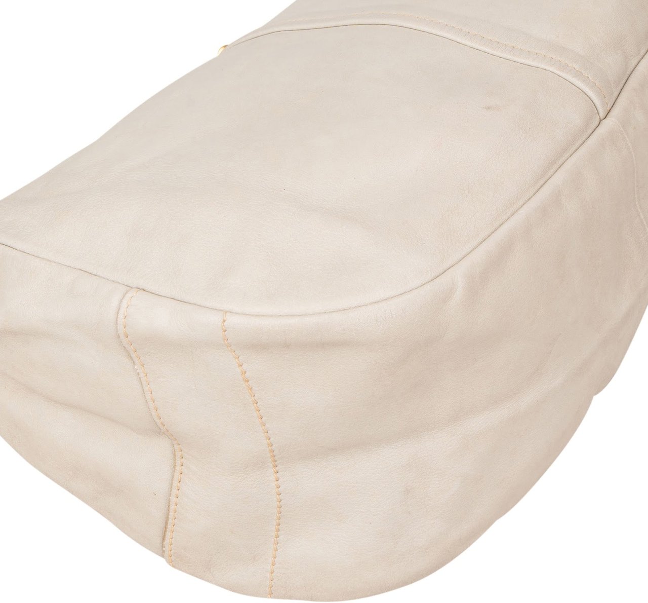 Prada Prada Vitello Daino Leather Hobo Shoulder Bag Beige