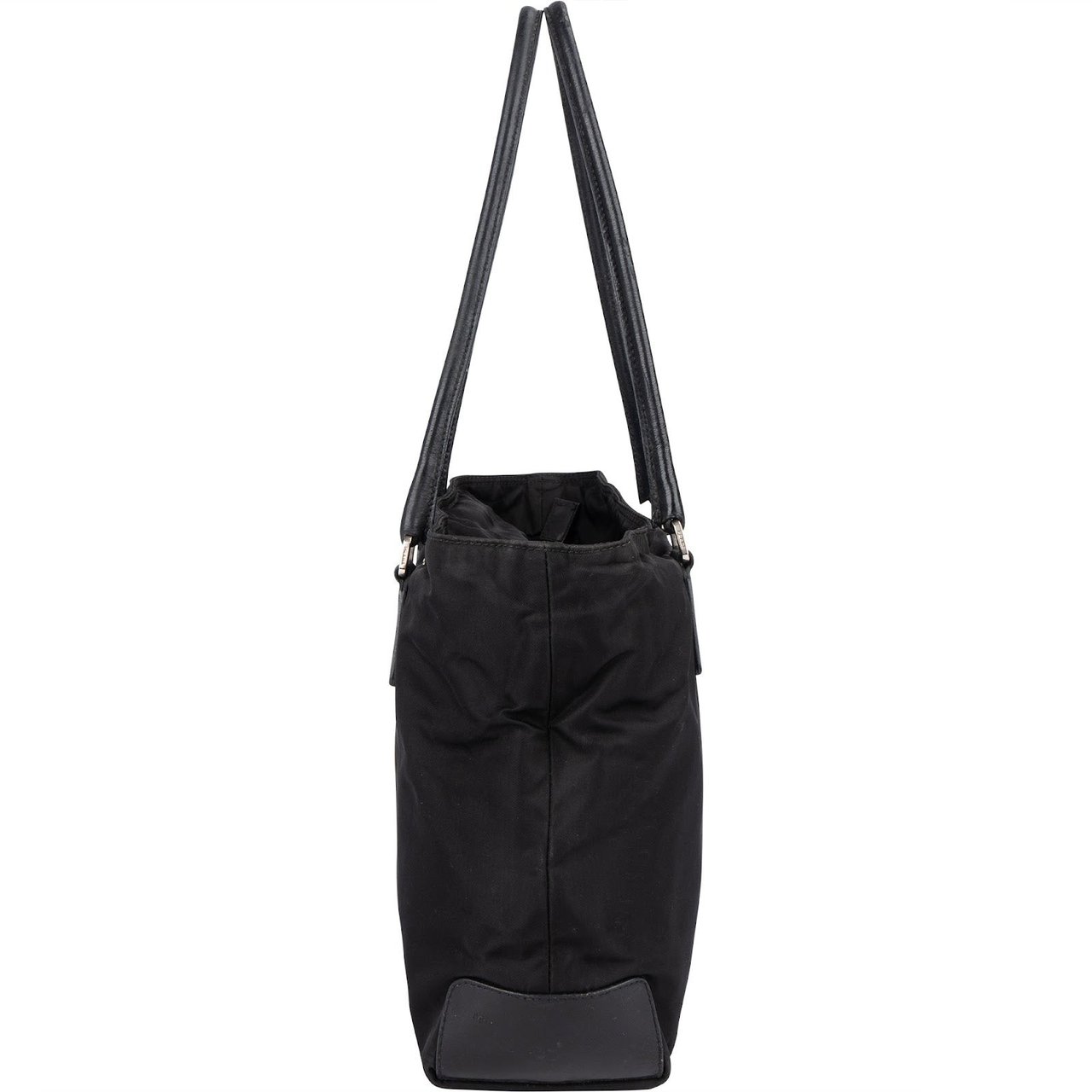 Prada Prada Nylon Triangle Shoulder Bag Zwart