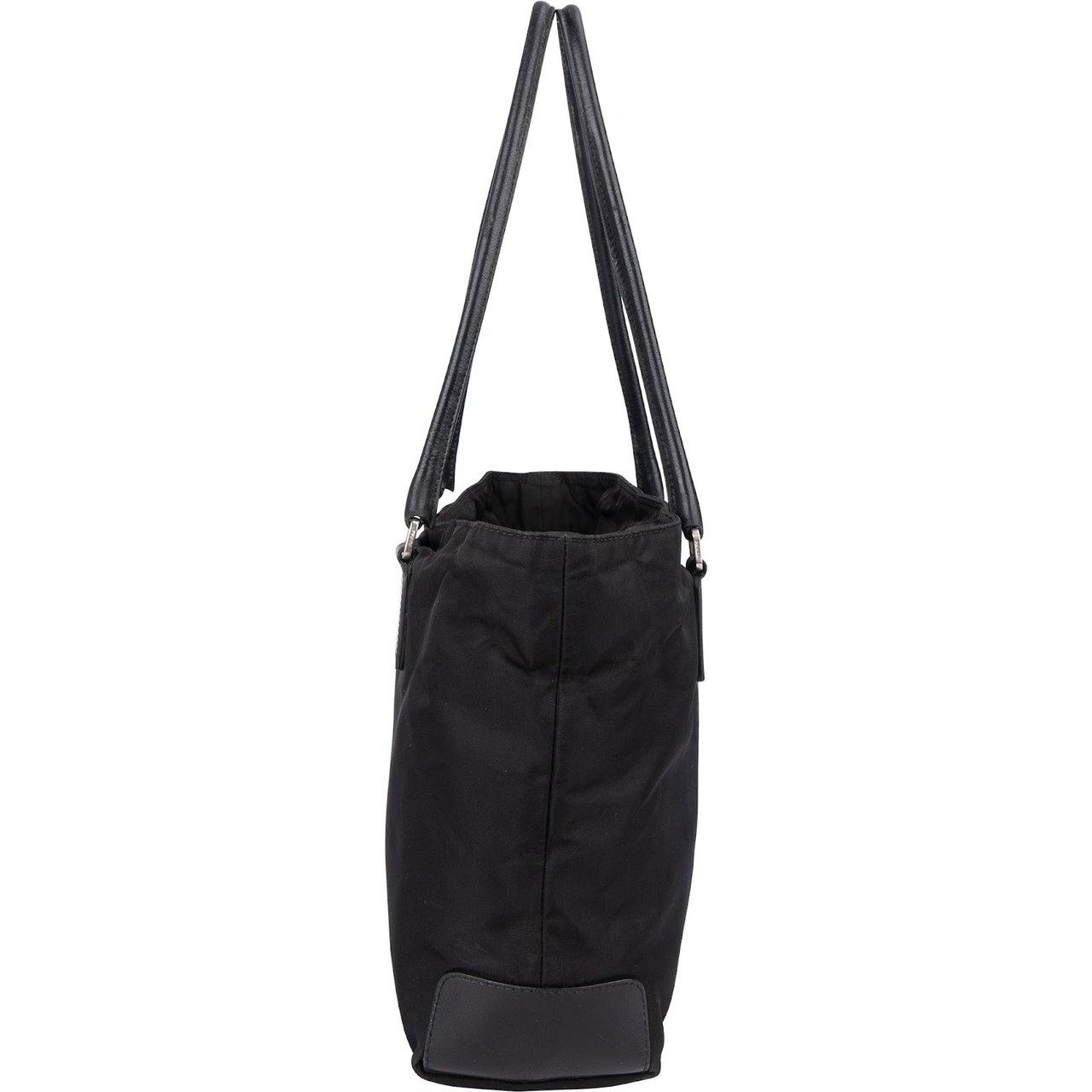 Prada Prada Nylon Triangle Shoulder Bag Zwart