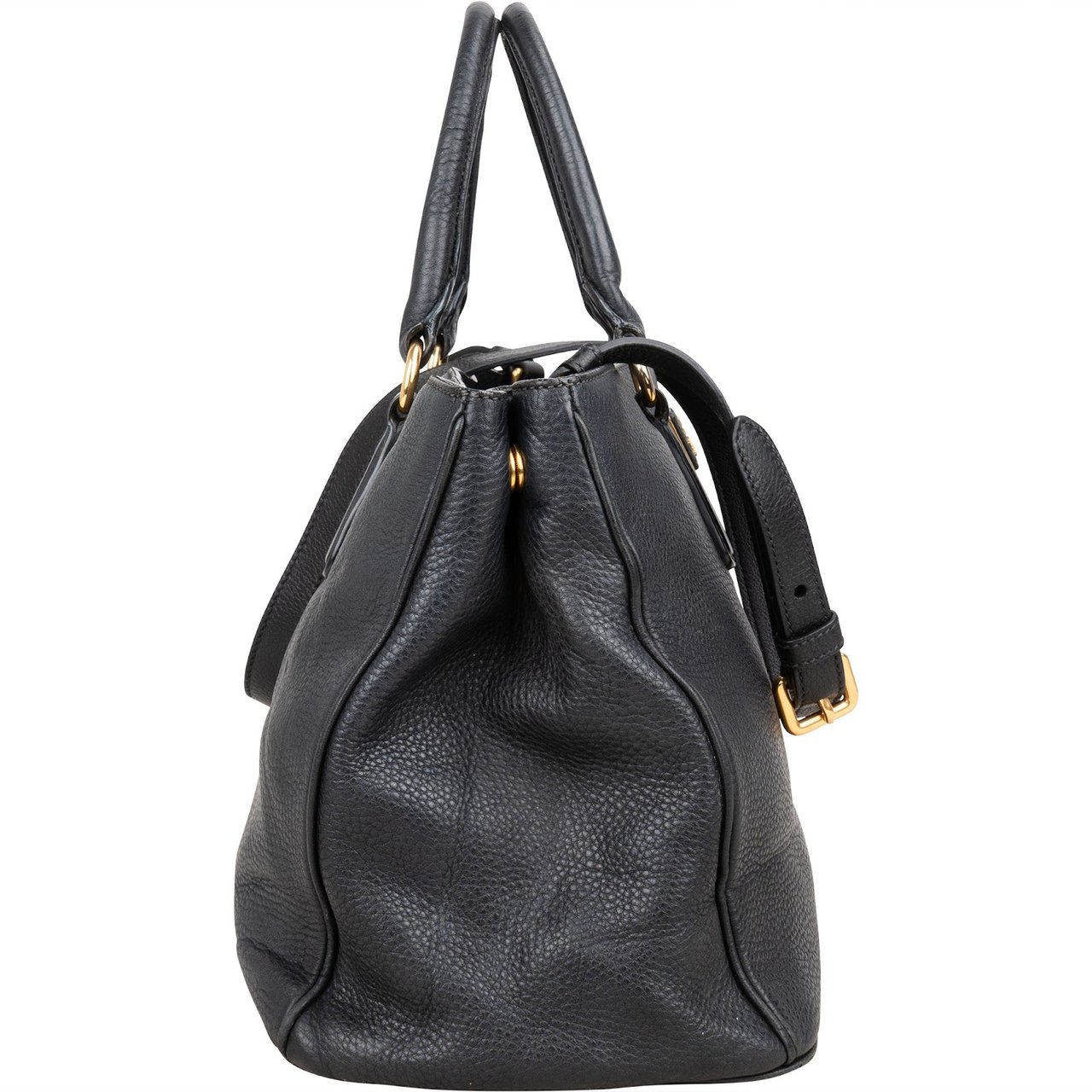 Prada Soft Calfskin Galleria Handbag Zwart