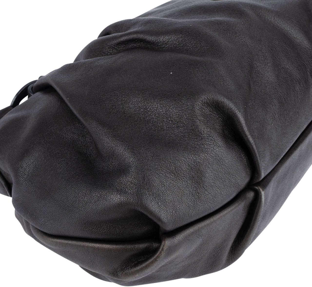 Prada Prada Nappa Leather Gaufre Hobo Shoulder Bag Zwart