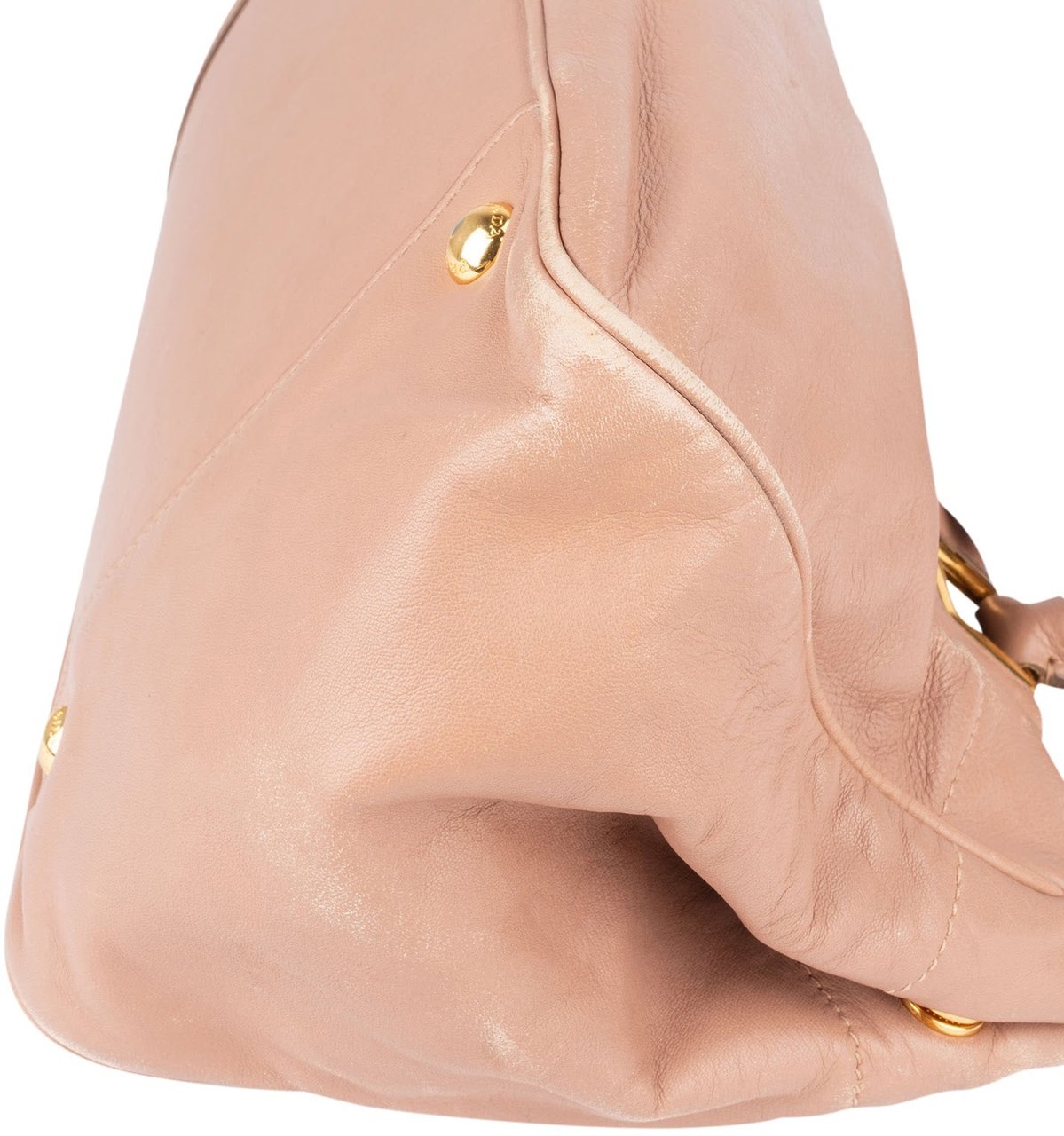 Prada Prada Pink Vitello Daino Bow Handbag Rood