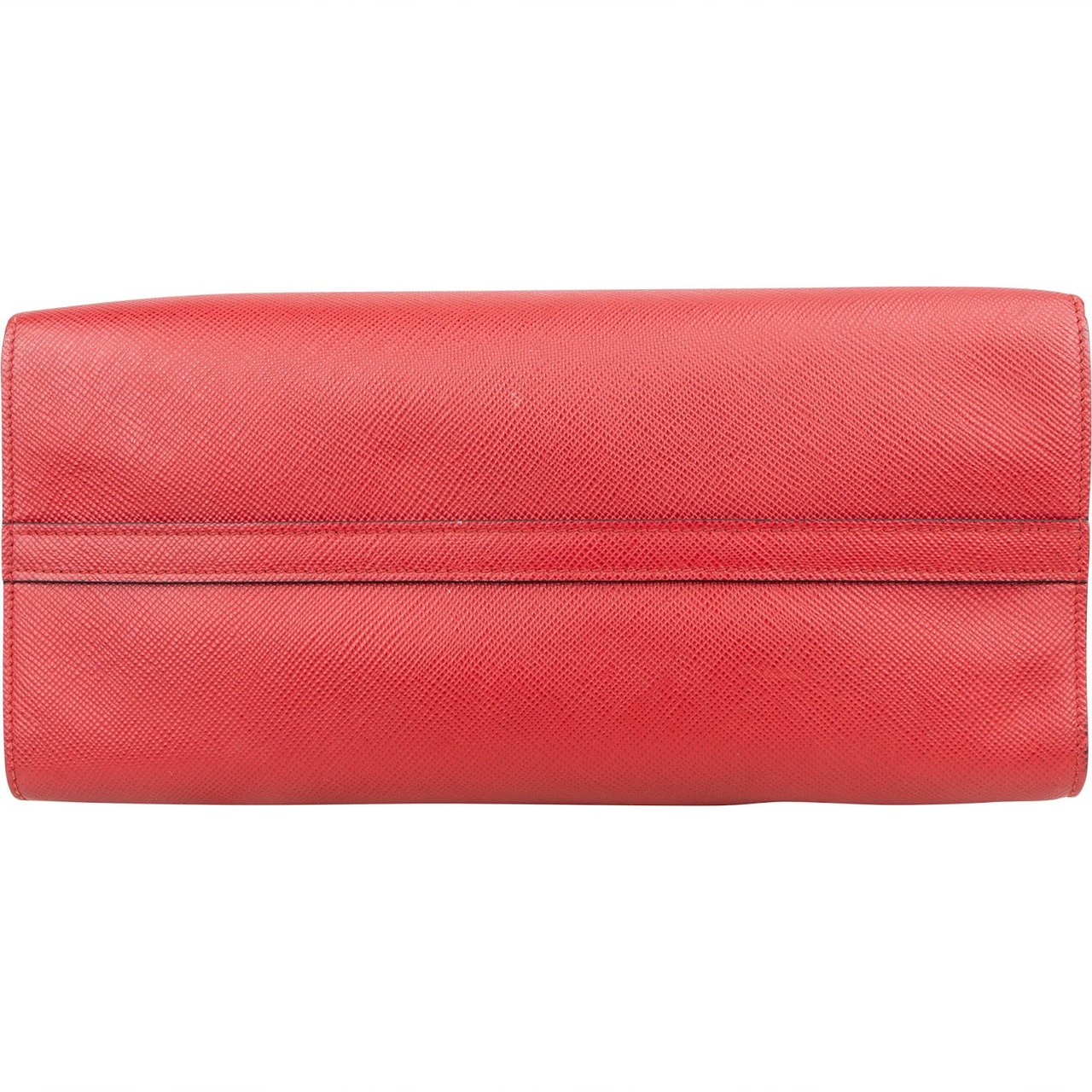 Prada Prada Saffiano Leather Tote Handbag Rood