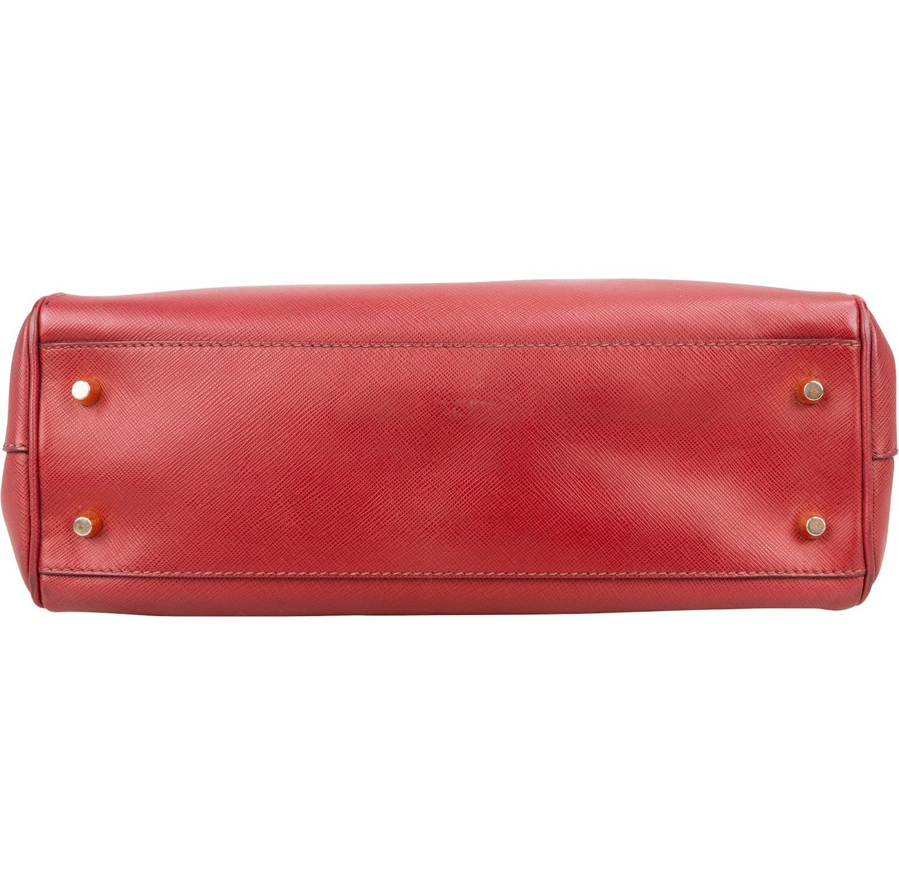 Prada Saffiano Leather Galleria Handbag Rood