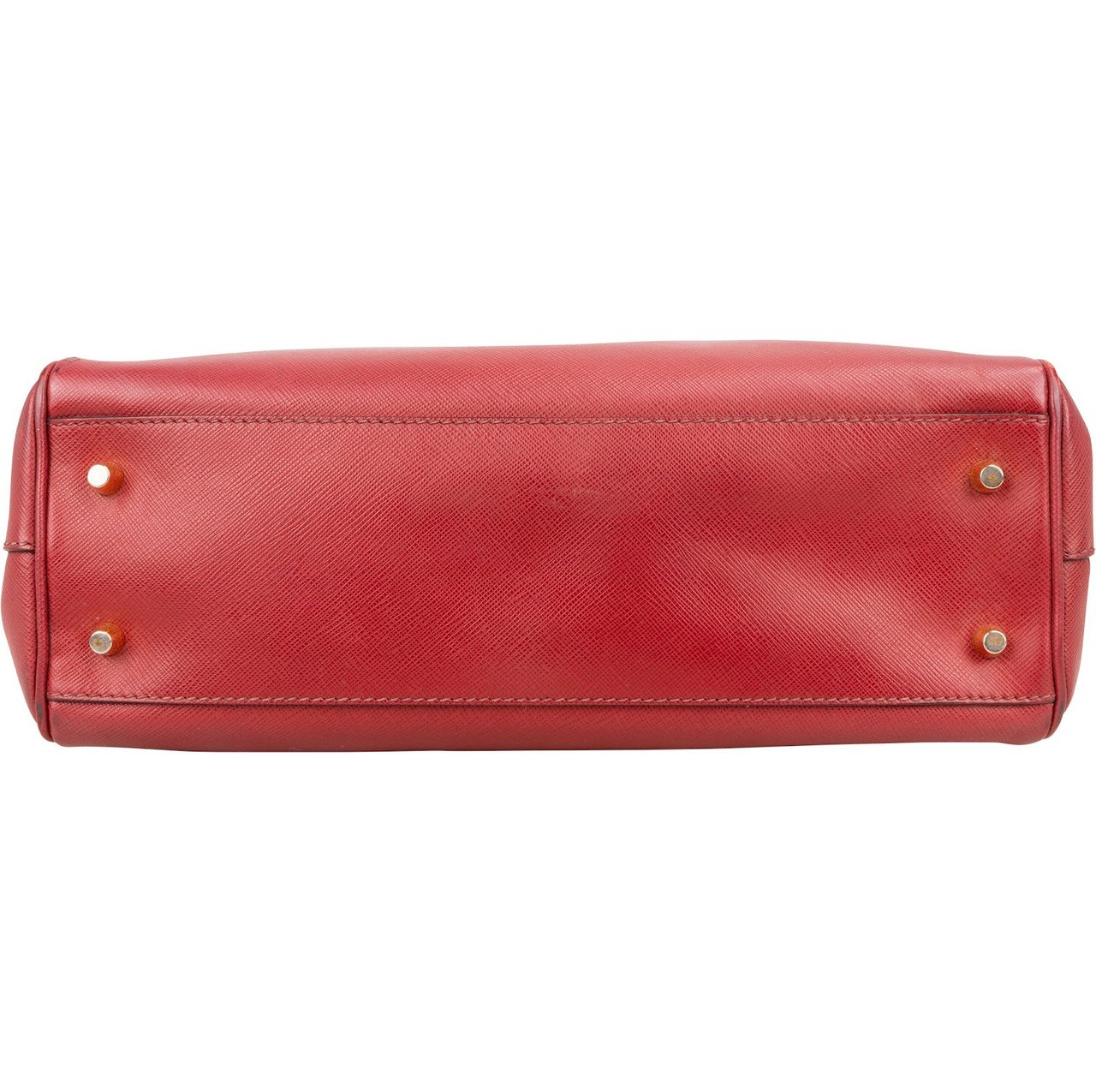 Prada Prada Saffiano Leather Galleria Handbag Rood