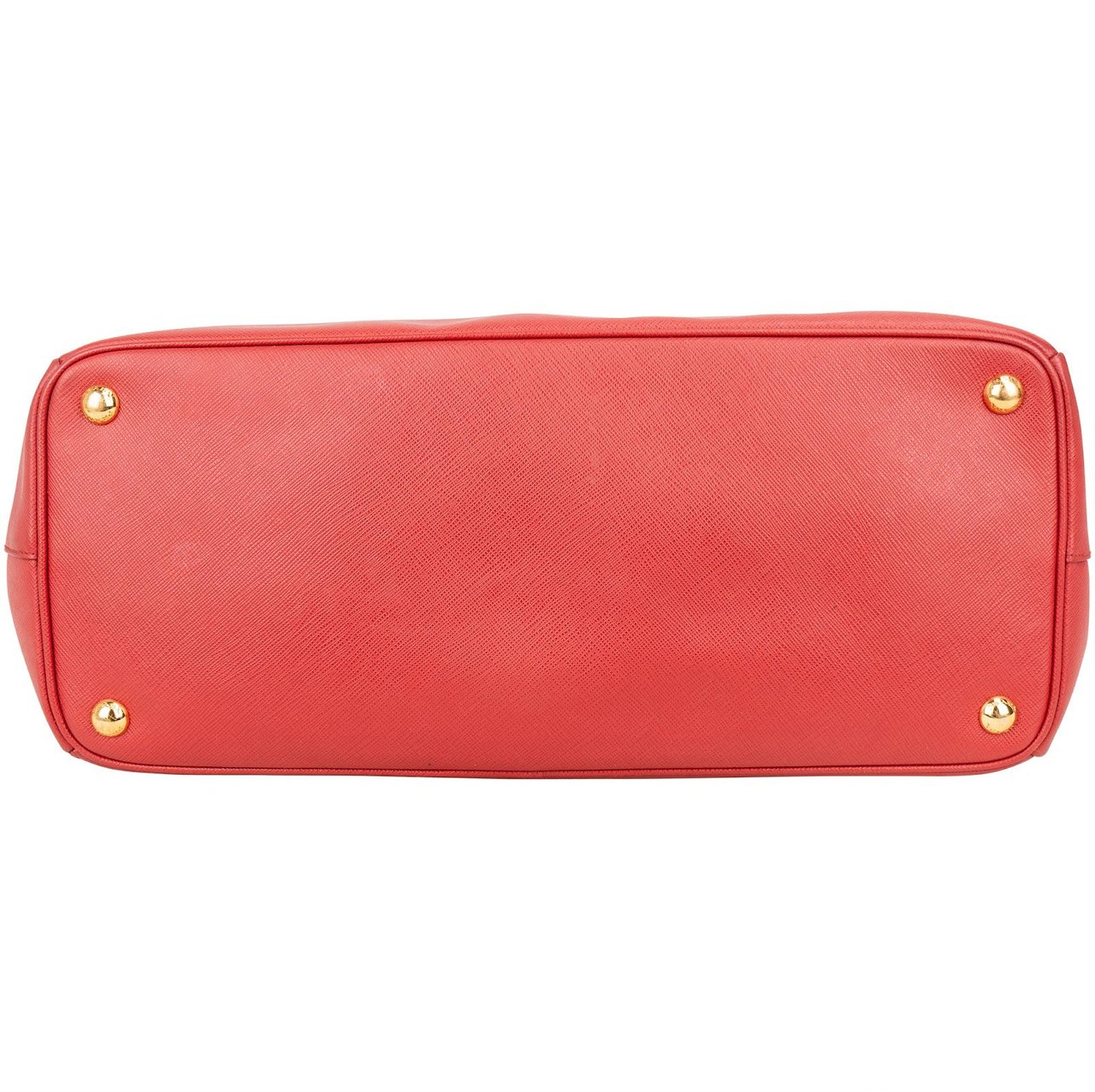 Prada Prada Saffiano Leather Galleria Handbag Rood