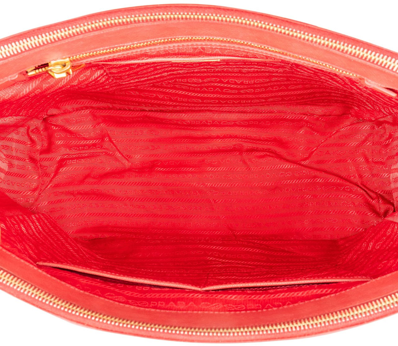 Prada Saffiano Leather Galleria Handbag Rood