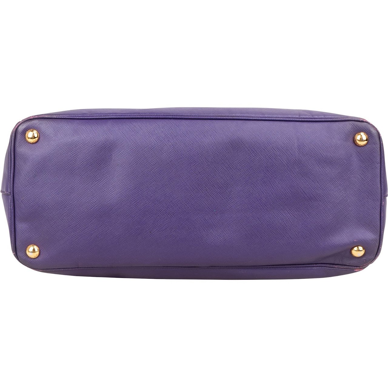 Prada Prada Purple Saffiano Leather Galleria Handbag Paars